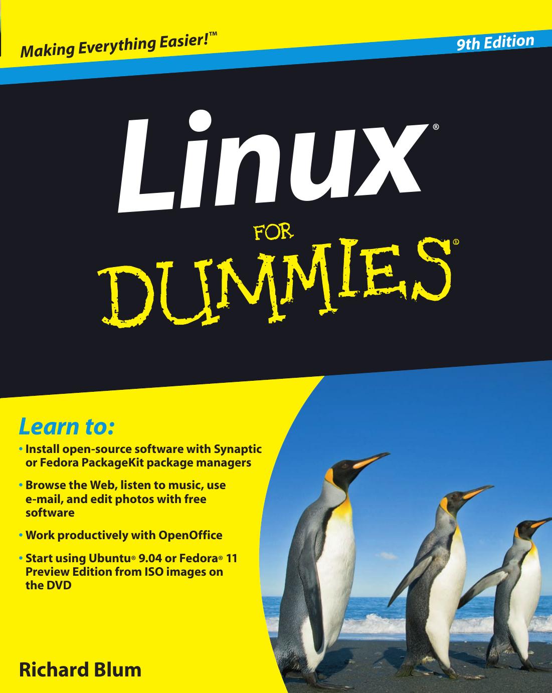 Linux For Dummies 9th Edition 9th Edition Blum Richard