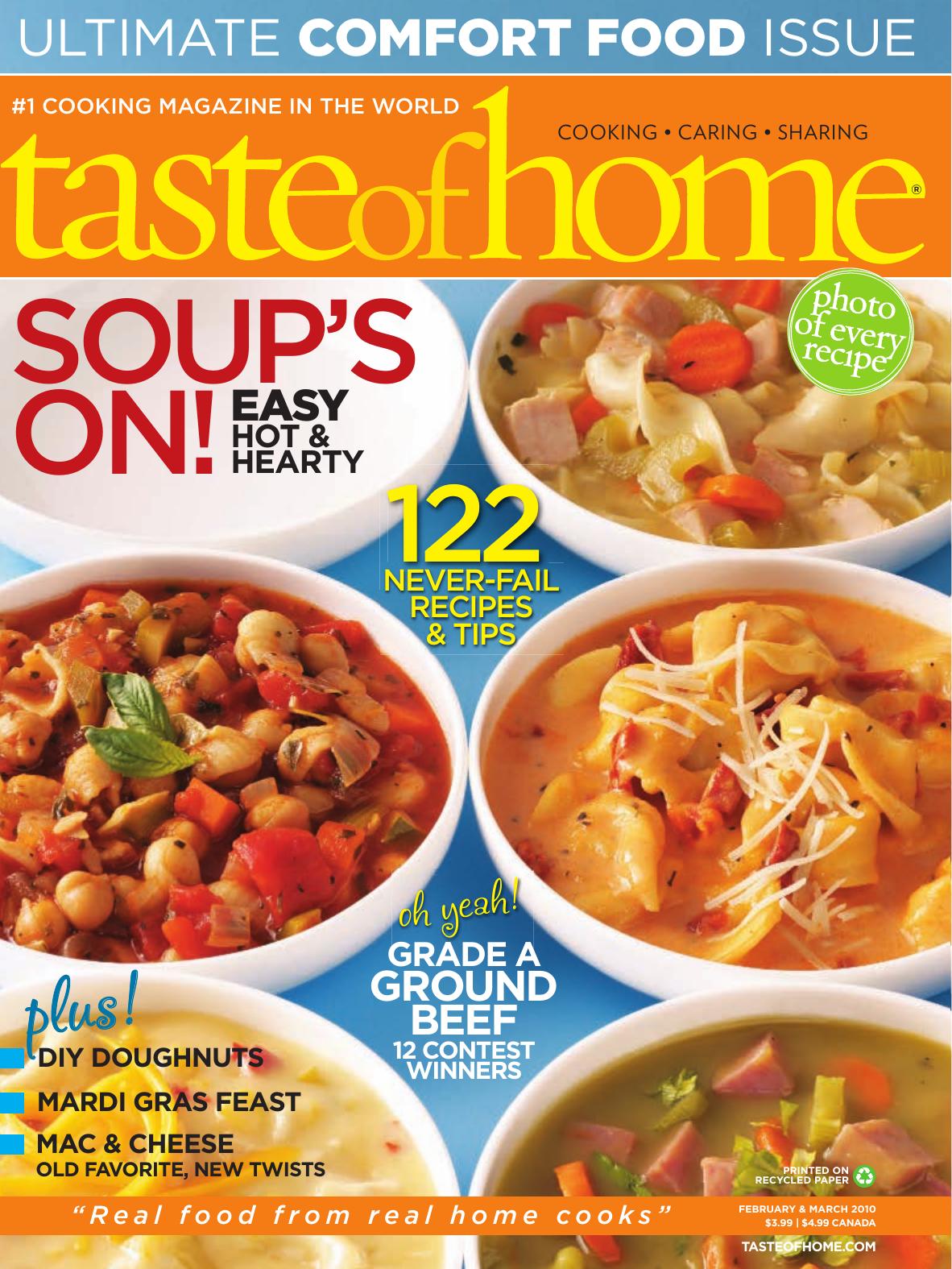 Taste Of Home Februarymarch 2010 Taste Of Home