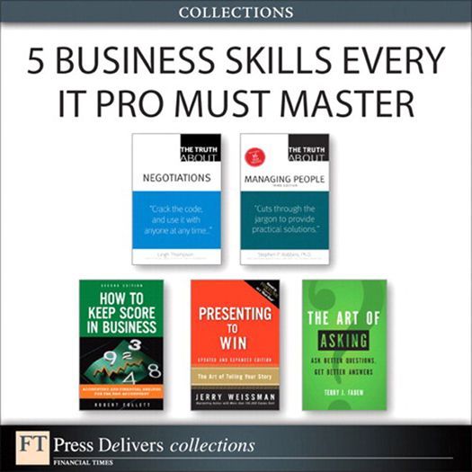 5 Business Skills Every Professional Must Master Collection Terry J Fadem Leigh Thompson Jerry Weissman Robert Follett Stephen Robbins Fadem