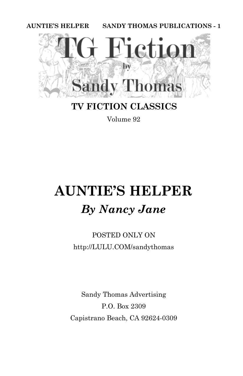 Anties Helper Nancy Jane