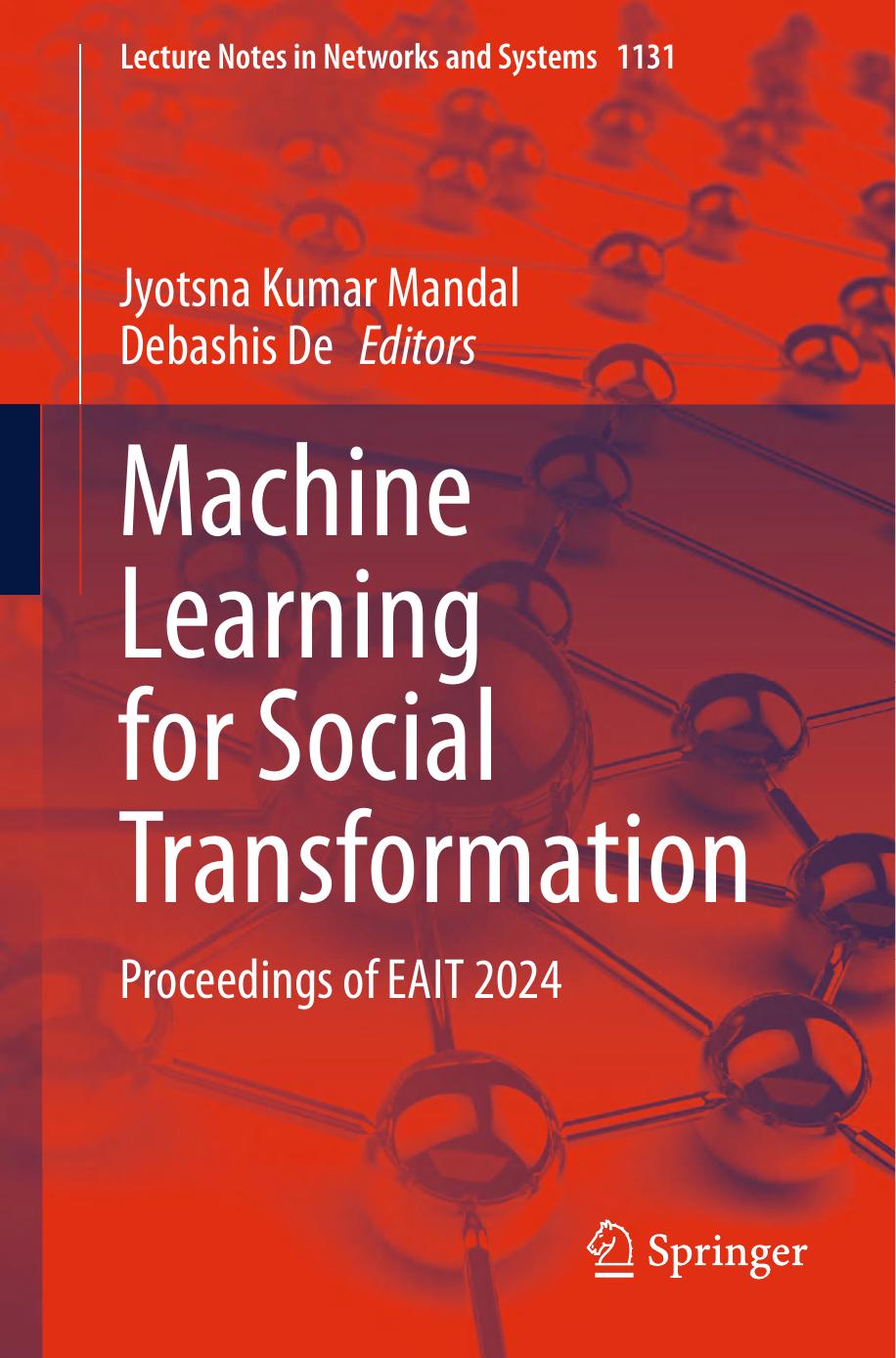 Machine Learning For Social Transformation Jyotsna Kumar Mandal