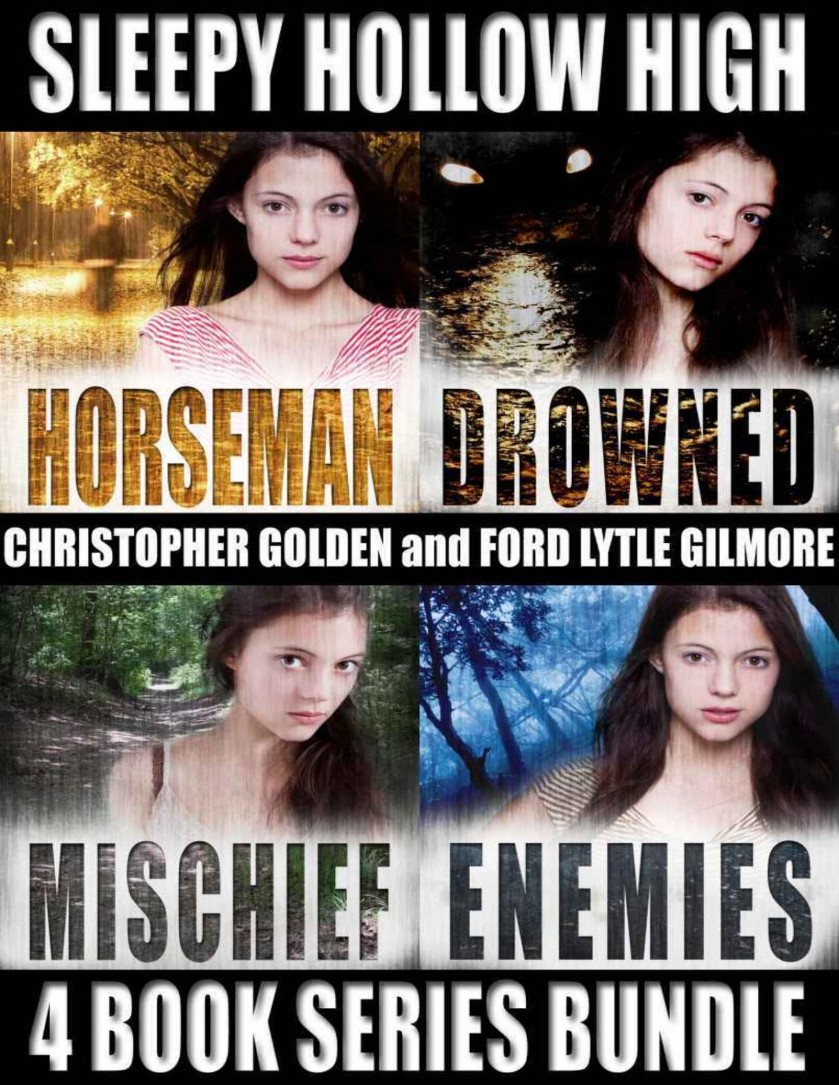 Sleepy Hollow High Four Book Series Bundle Horseman Drowned Mischief Enemies Christopher Golden Ford Lytle Gilmore