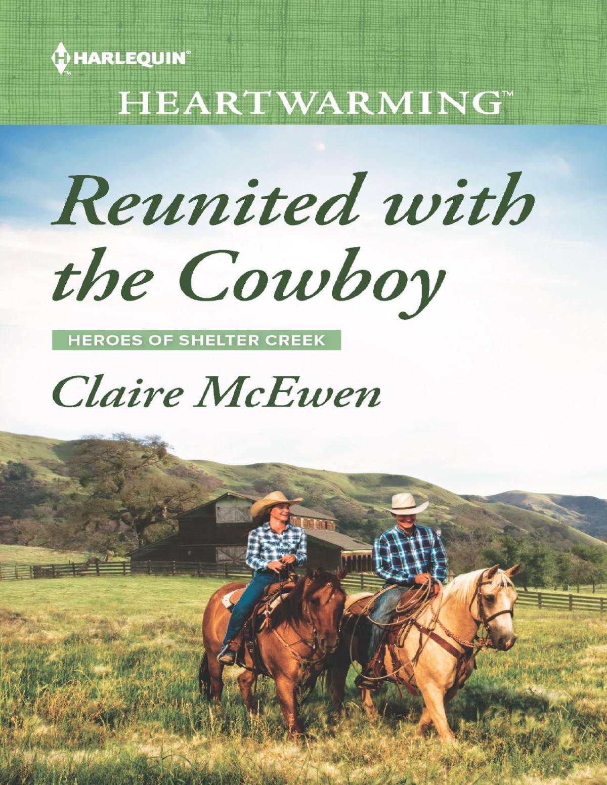 Reunited With The Cowboy Large Type Large Print Claire Mcewen