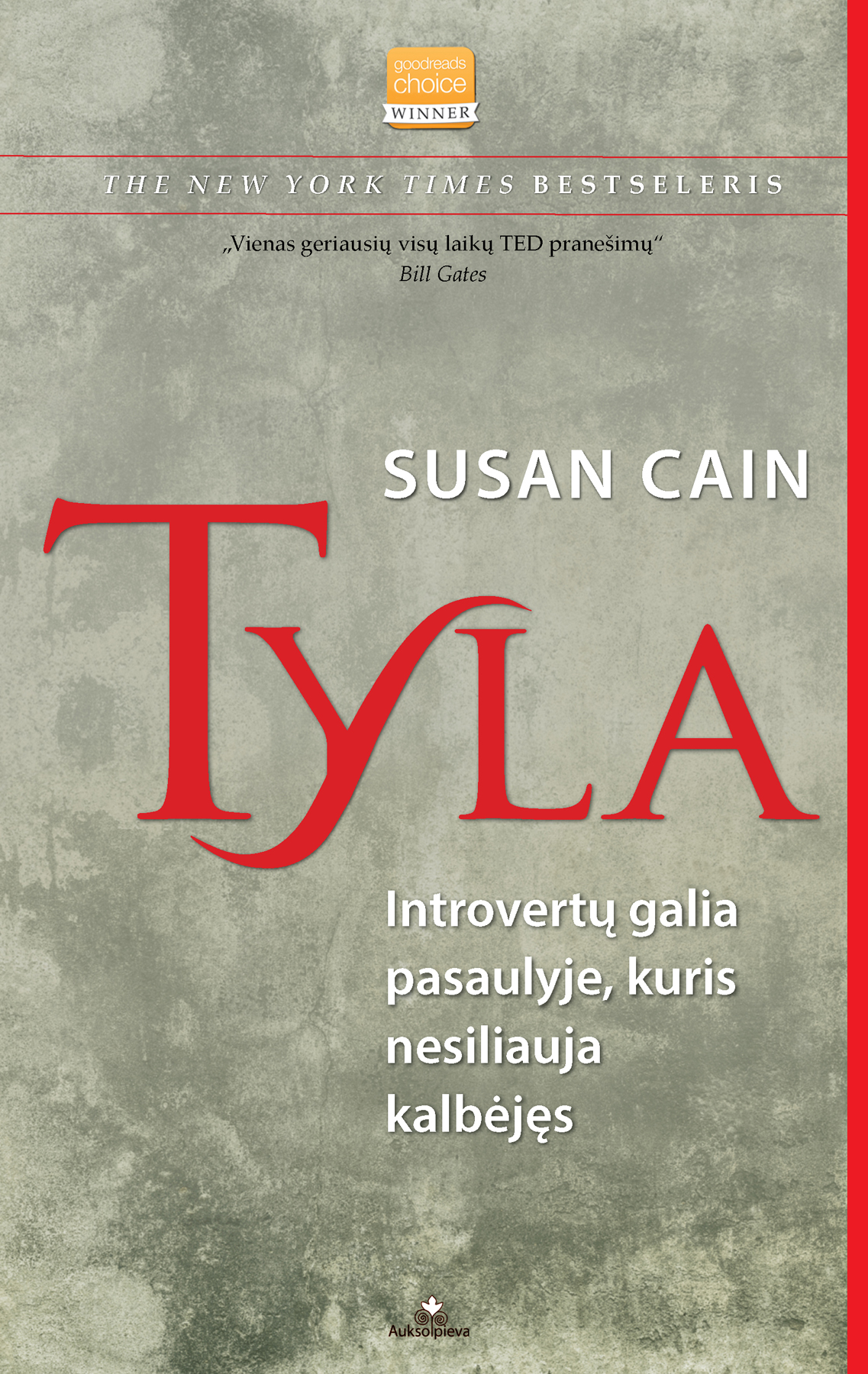 Tyla Introvertų Galia Pasaulyje Kuris Nesiliauja Kalbėjęs Susan Cain