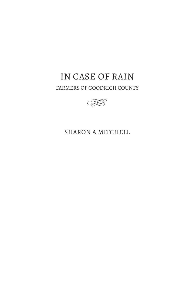 In Case Of Rain Sharon A Mitchell