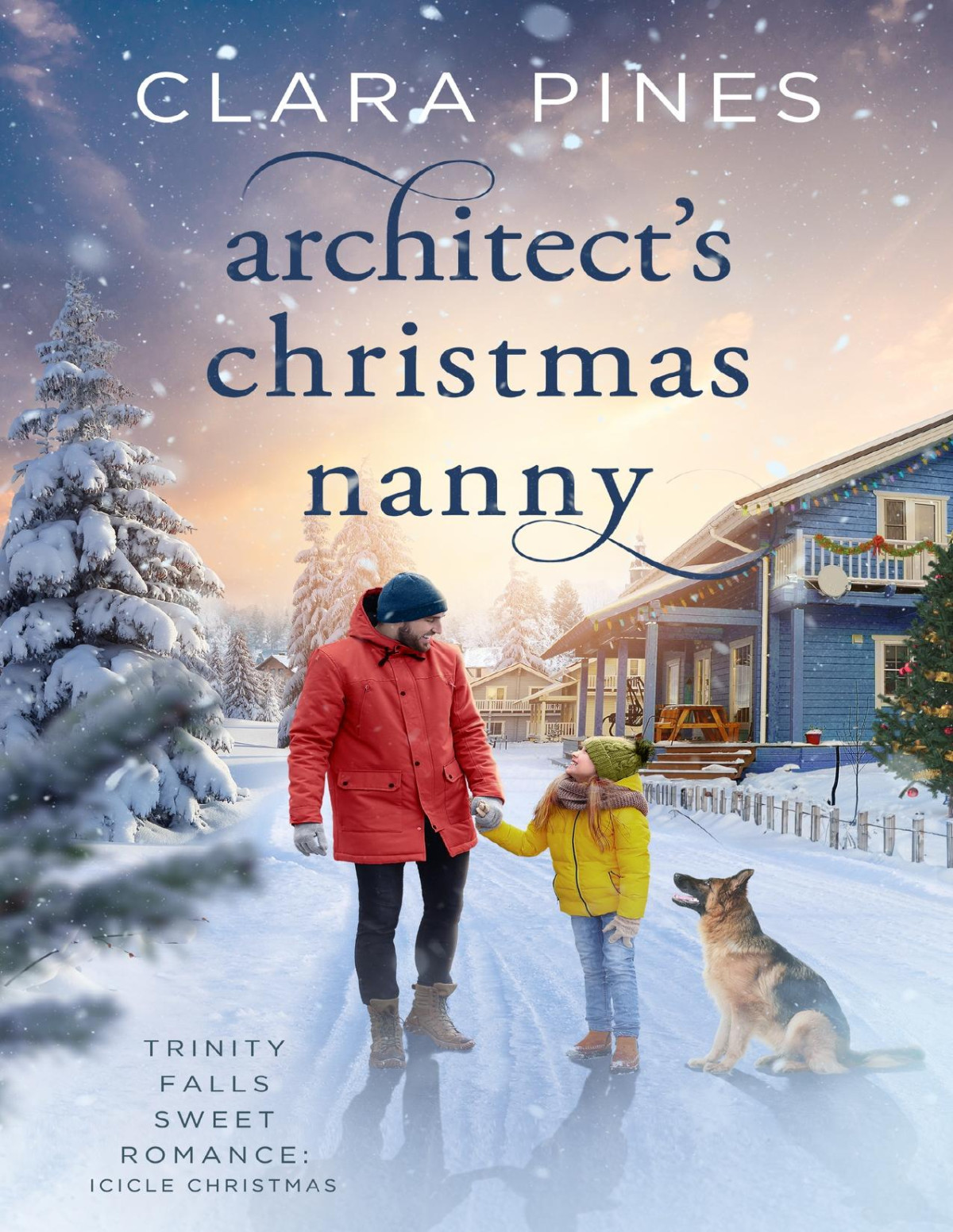 Architects Christmas Nanny Trinity Falls Sweet Romance Icicle Christmas Book 9 Clara Pines