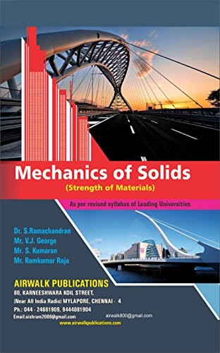 Mechanics Of Solids 1st Edition Ramachandran S George Vj Kumaran S