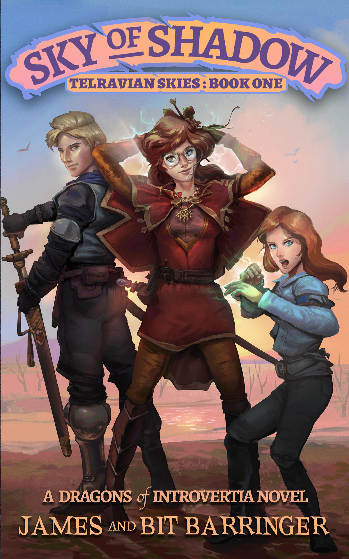 Sky Of Shadow Telravian Skies Book 1 A Dragons Of Introvertia Novel Barringer