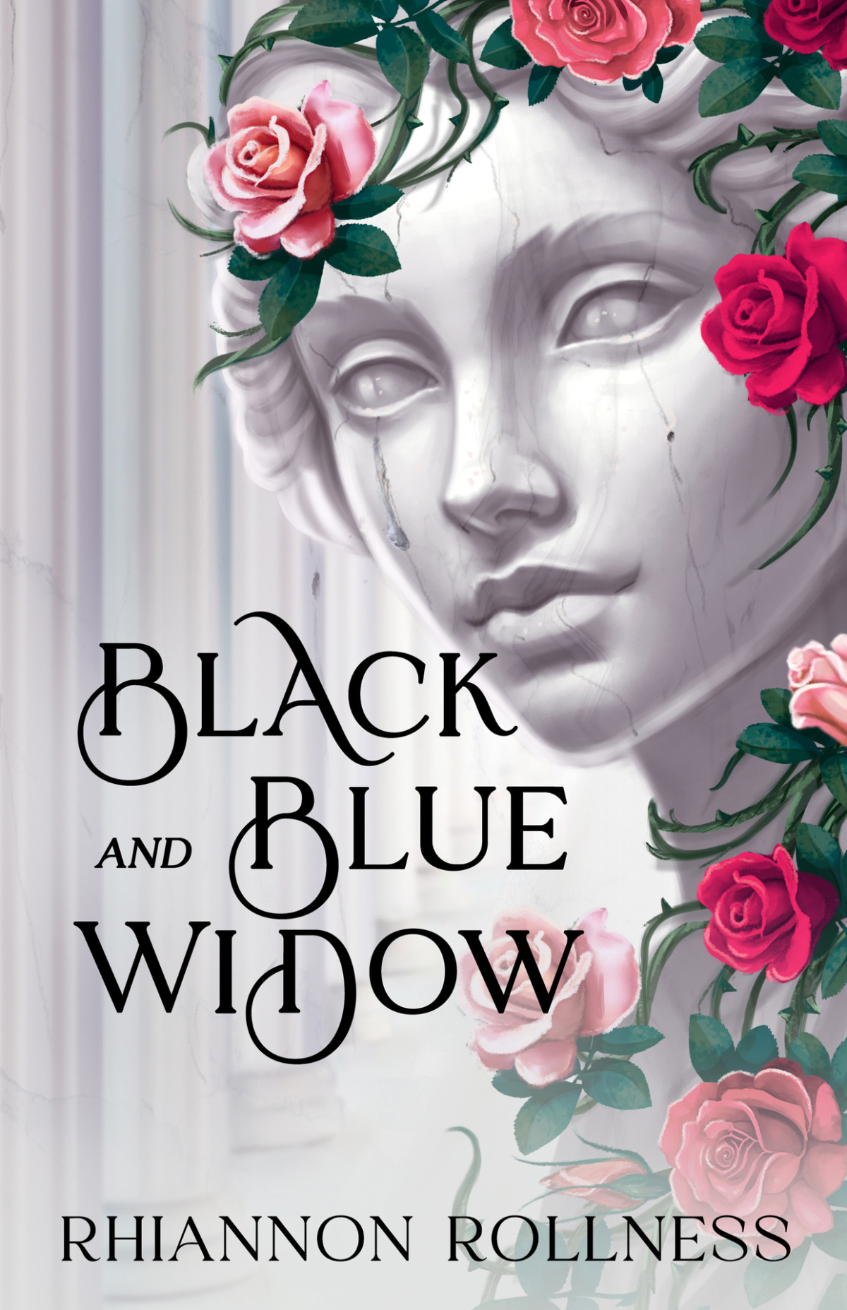 Black And Blue Widow Rhiannon Rollness