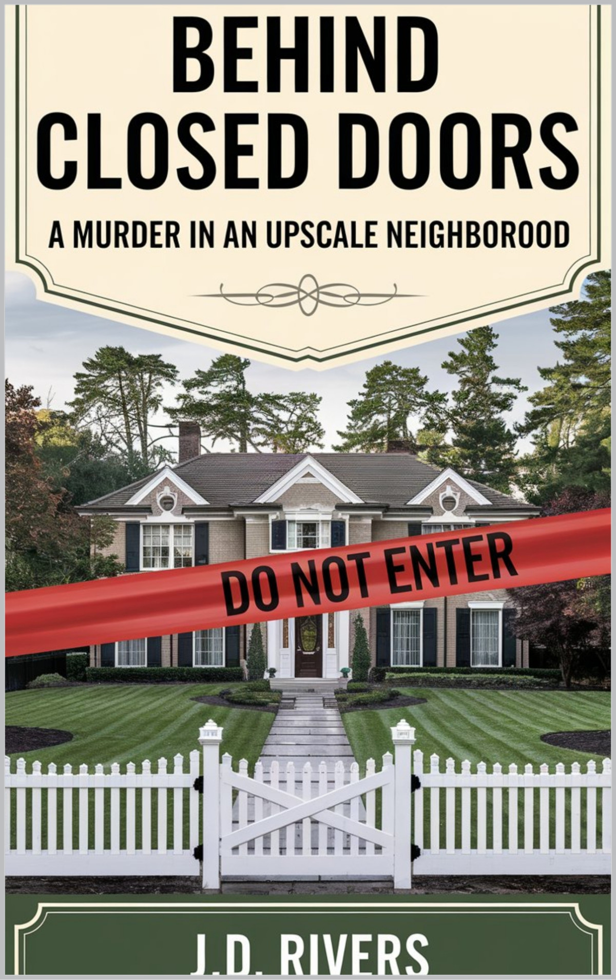 Behind Closed Doors A Murder In An Upscale Neighborhood The Web Of Shadows Series Book 1 Jd Rivers