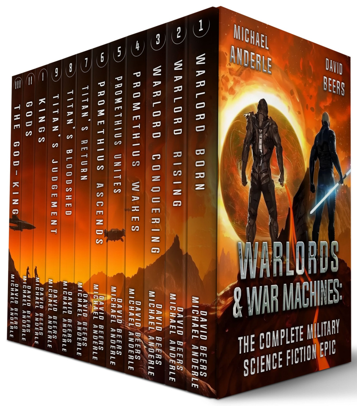 Warlords War Machines The Complete Military Science Fiction Epic David Beers Michael Anderle