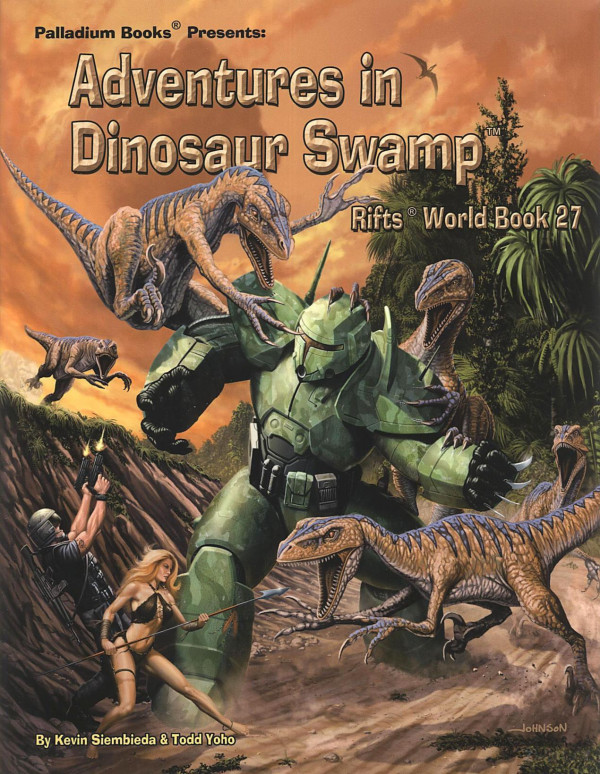 Rifts World Book 27 Adventures In Dinosaur Swamp Kevin Siembieda Todd Yoho