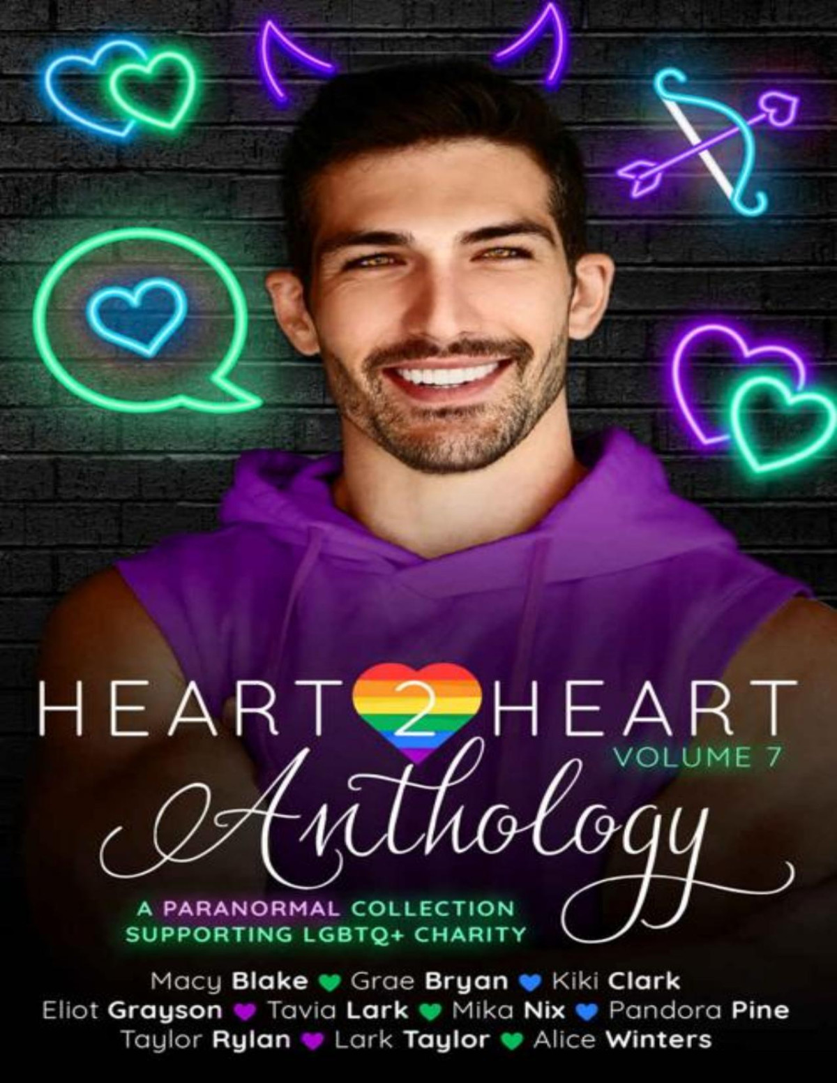 Heart2heart A Paranormal Charity Anthology Collection Volume 7 Heart2heart Volume 7 Macy Blake Grae Bryan Kiki Clark Eliot Grayson Tavia Lark Mika Nix Pandora Pine Taylor Rylan Lark Taylor Alice Winters