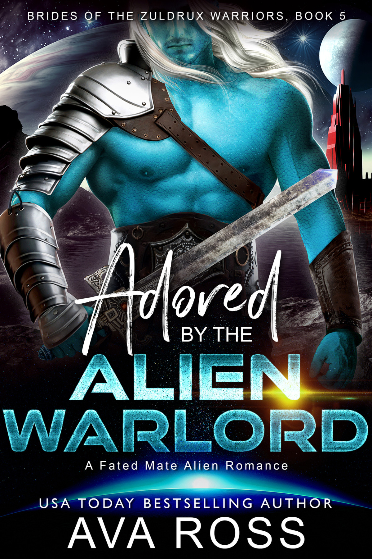 Adored By The Alien Warlord A Fated Mate Alien Romance Brides Of The Zuldrux Warriors Book 5 Ava Ross