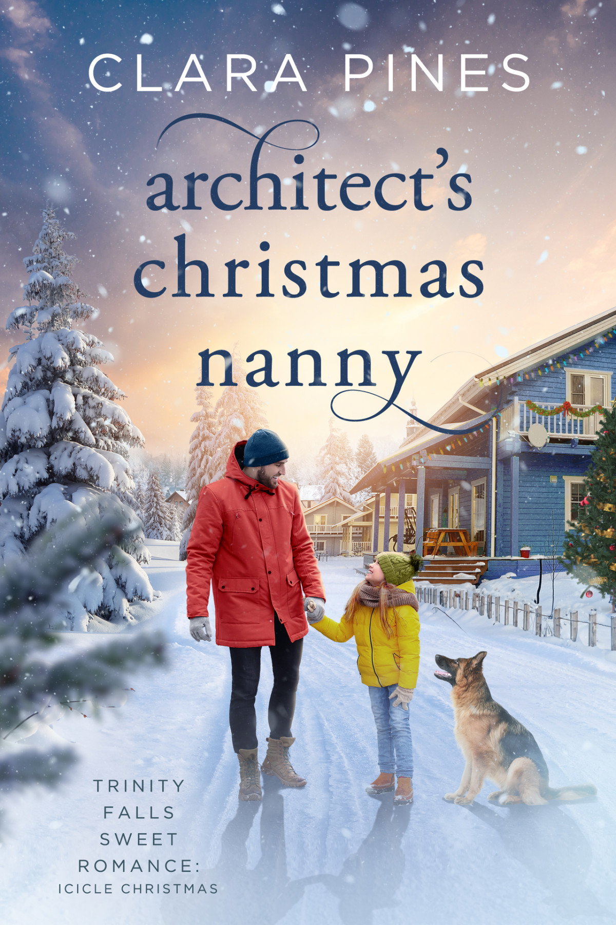 Architects Christmas Nanny Trinity Falls Sweet Romance Icicle Christmas Book 9 Clara Pines