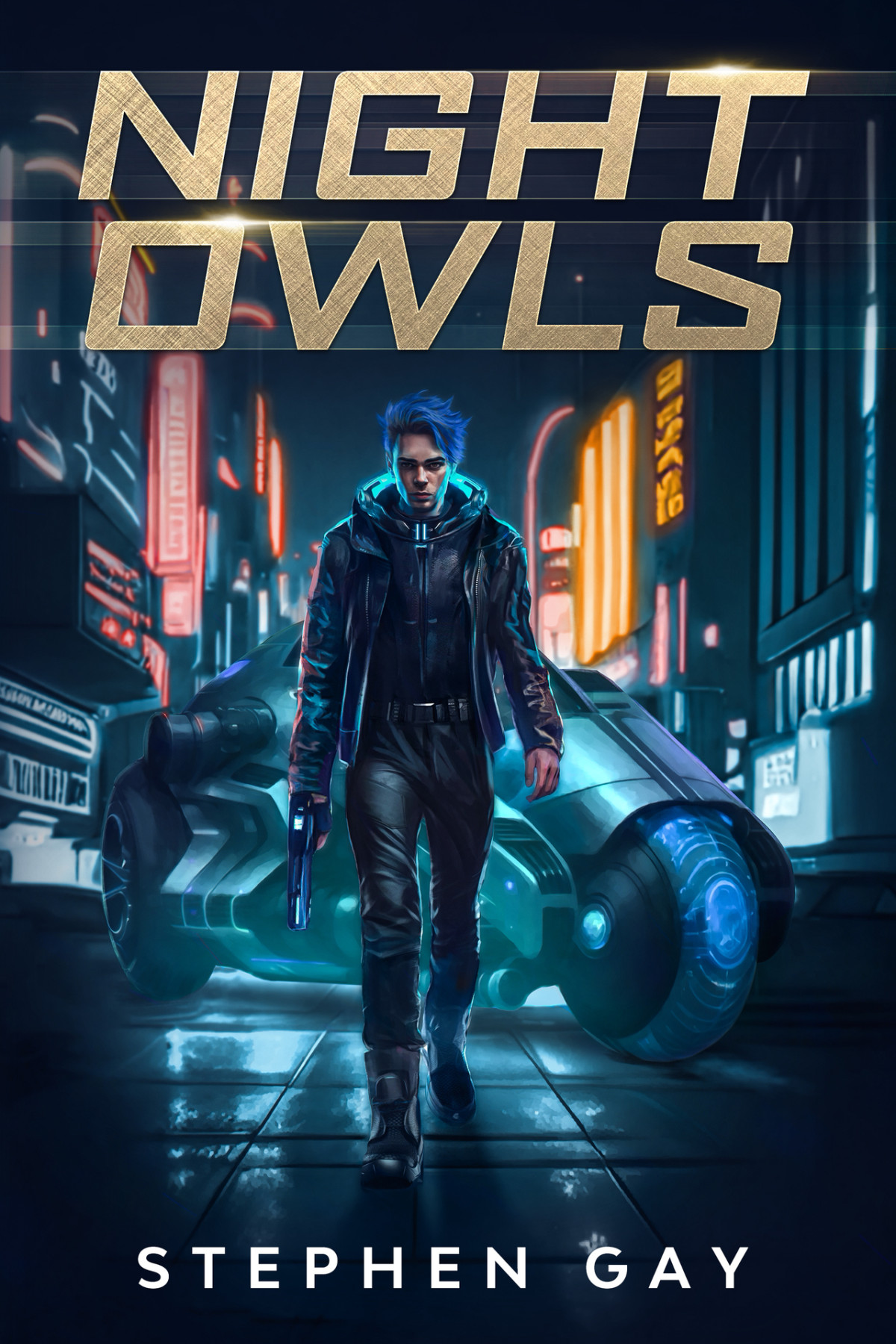 Night Owls A Moon Colony Scifi Adventure Gay Stephen