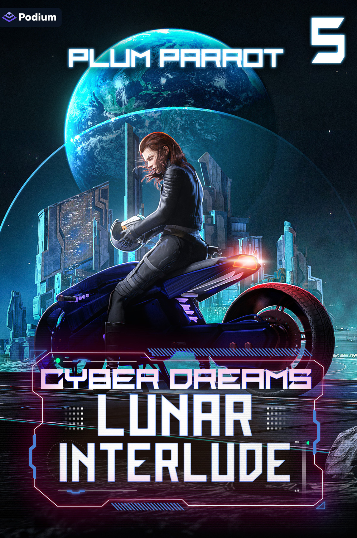 Lunar Interlude A Dystopian Scifi Adventure Cyber Dreams Book 5 Plum Parrot
