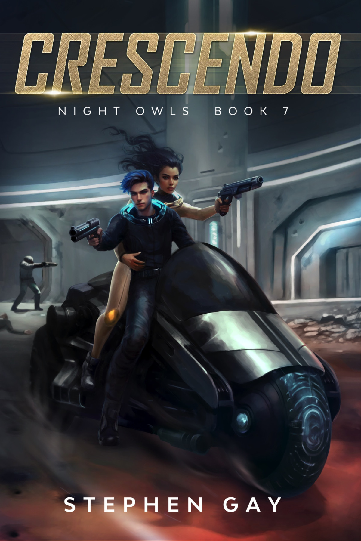 Crescendo Night Owls 7 A Moon Colony Scifi Adventure Stephen Gay
