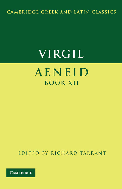 Virgil Aeneid Book Xii Richard Tarrant