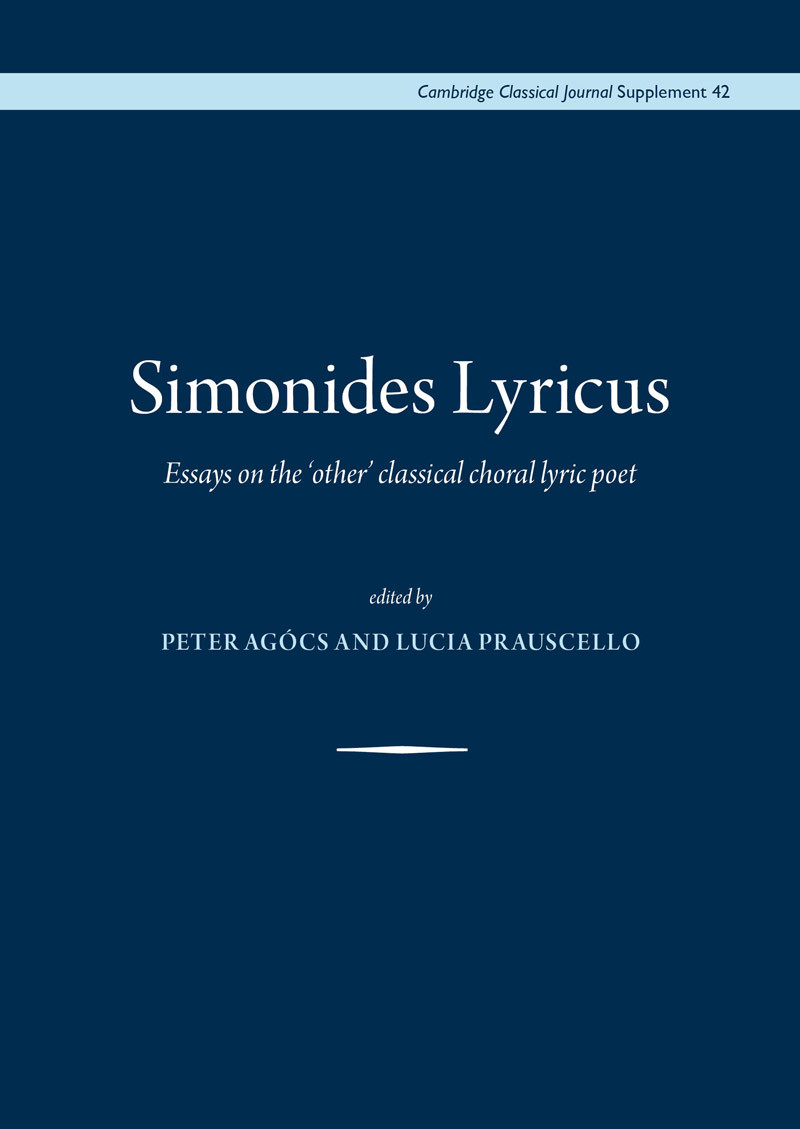 Simonides Lyricus Peter Agcslucia Prauscello