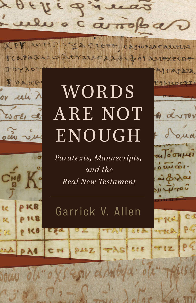 Words Are Not Enough Garrick V Allen