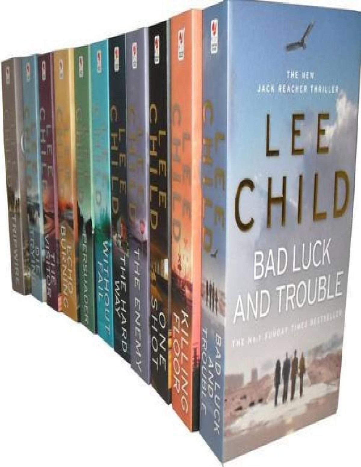 Lee Child Collection Killing Floor Echo Burning The Visitor Tripwire Die Trying Without Fail Persuader One Shot The Enemy The Hard Way Bad Luck And Trouble Child