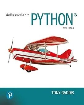 Starting Out With Python Revel 6th Edition 6th Edition Tony Gaddis