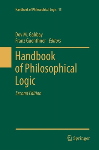 Handbook Of Philosophical Logic 2nd Edition Dov M Gabbay Franz Guenthner