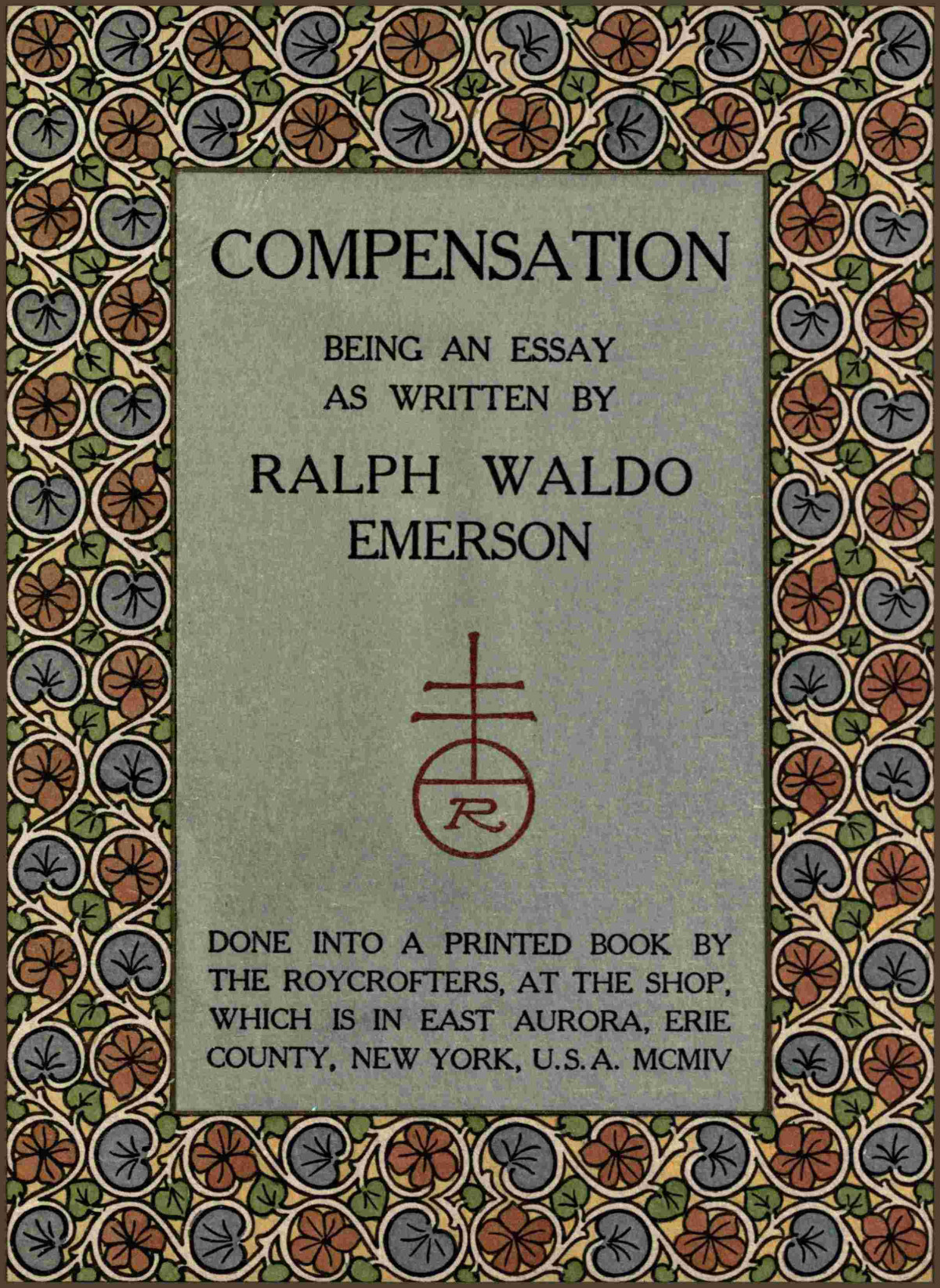 Compensation Ralph Waldo Emerson