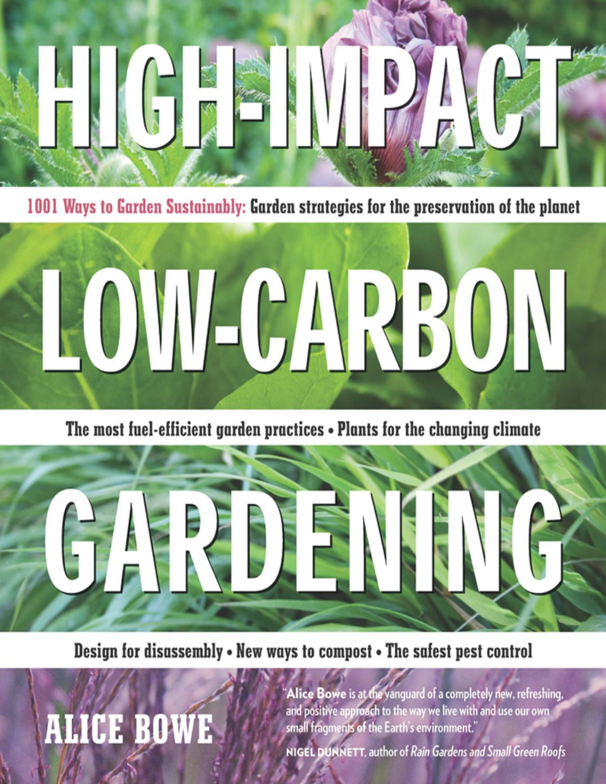 Highimpact Lowcarbon Gardening Alice Bowe