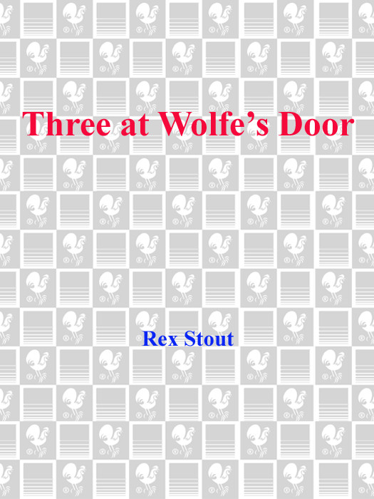 Three At Wolfes Door Rex Stout