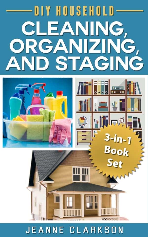 Diy Household Cleaning Organizing And Staging 3in1 Book Set Jeanne Clarkson