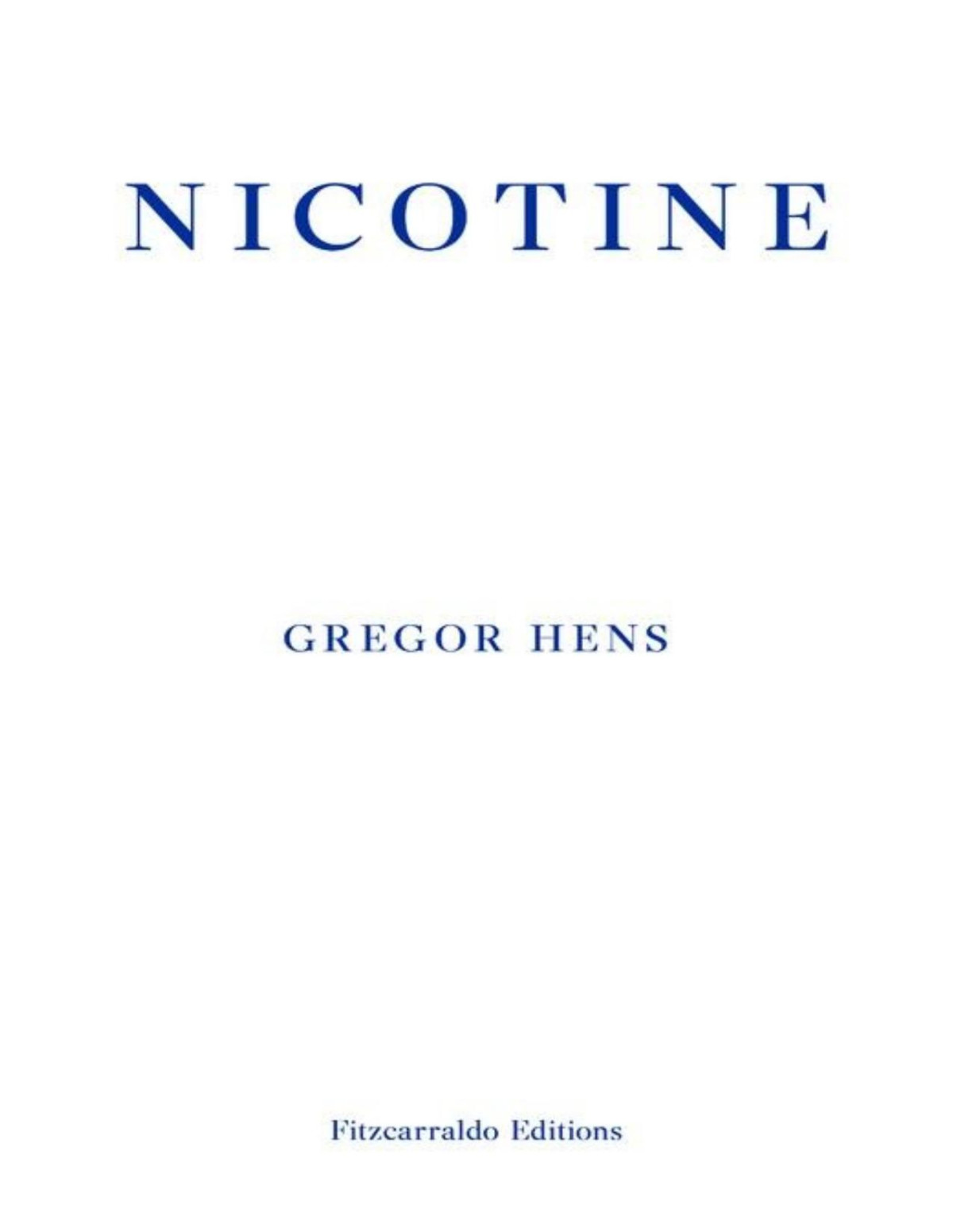 Nicotine Gregor Hens