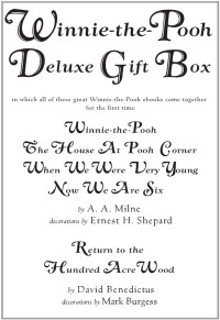 Winnie The Pooh Deluxe Gift Collection Alan Alexander Milne