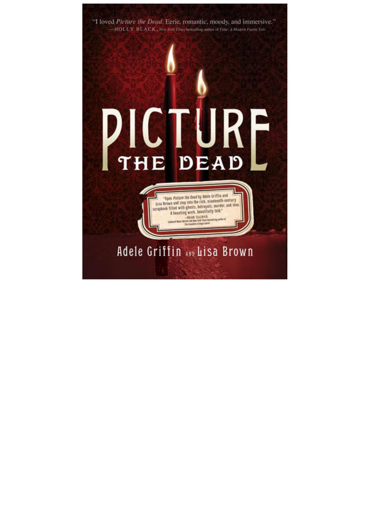 Picture The Dead Adele Griffin