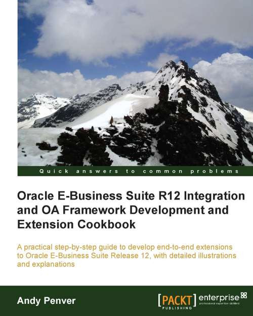Oracle Ebusiness Suite R12 Integration And Oa Framework Development And Extension Cookbook 1st Edition Andy Penver