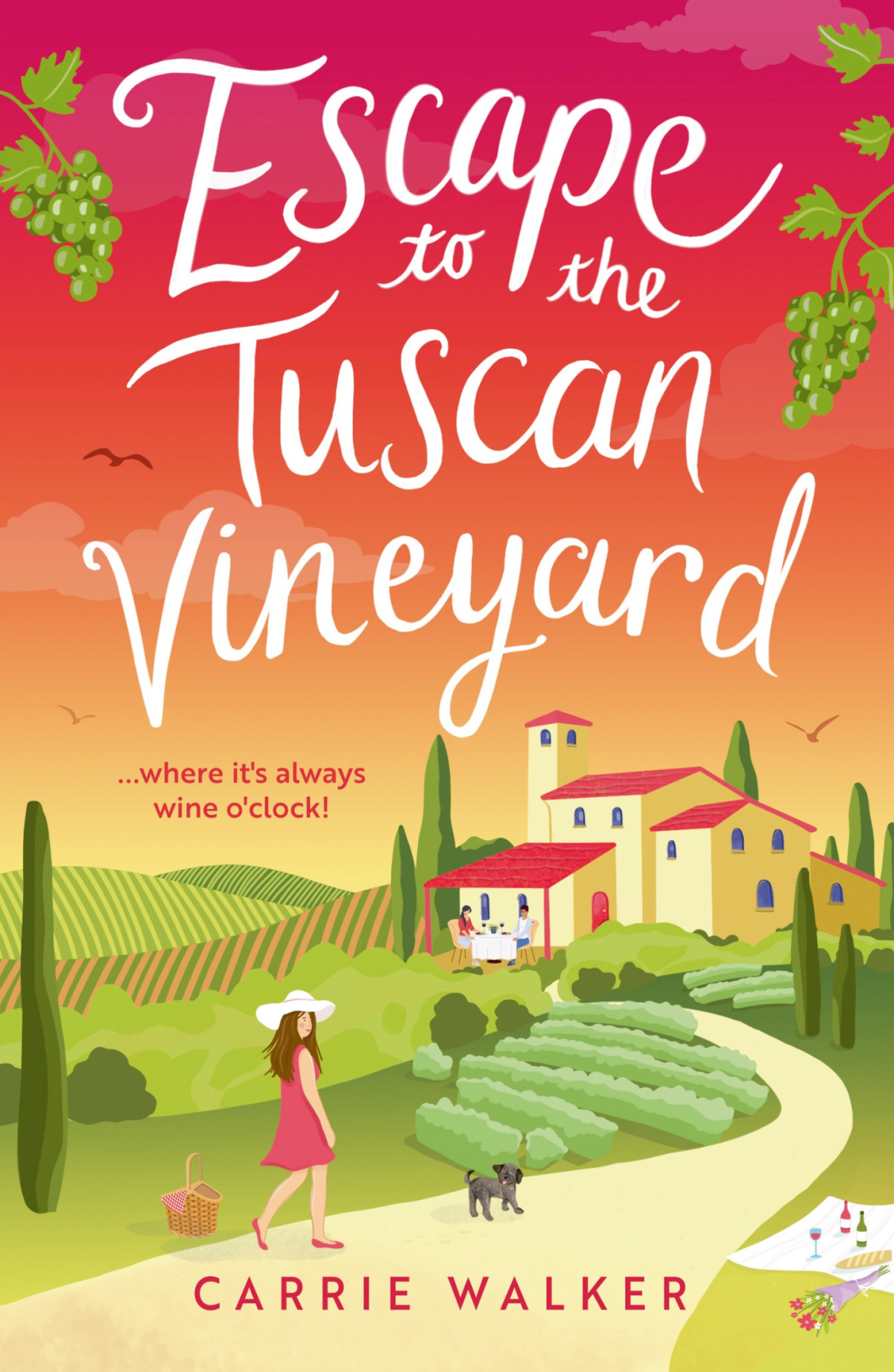 Escape To The Tuscan Vineyard Carrie Walker