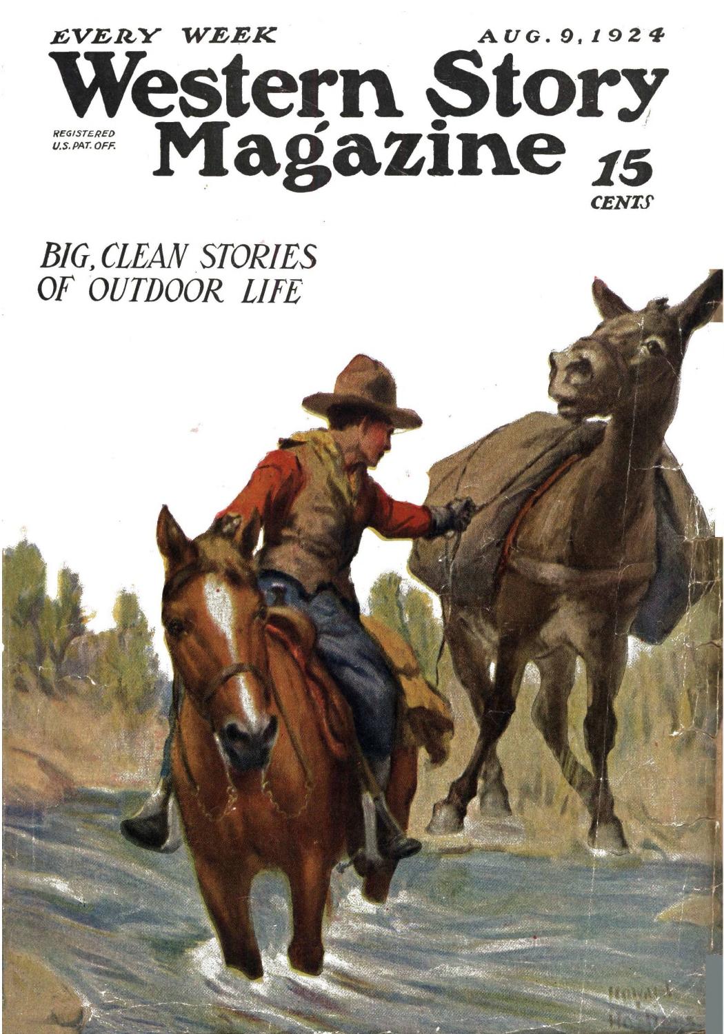 Western Story 9 August 1924 Unknown