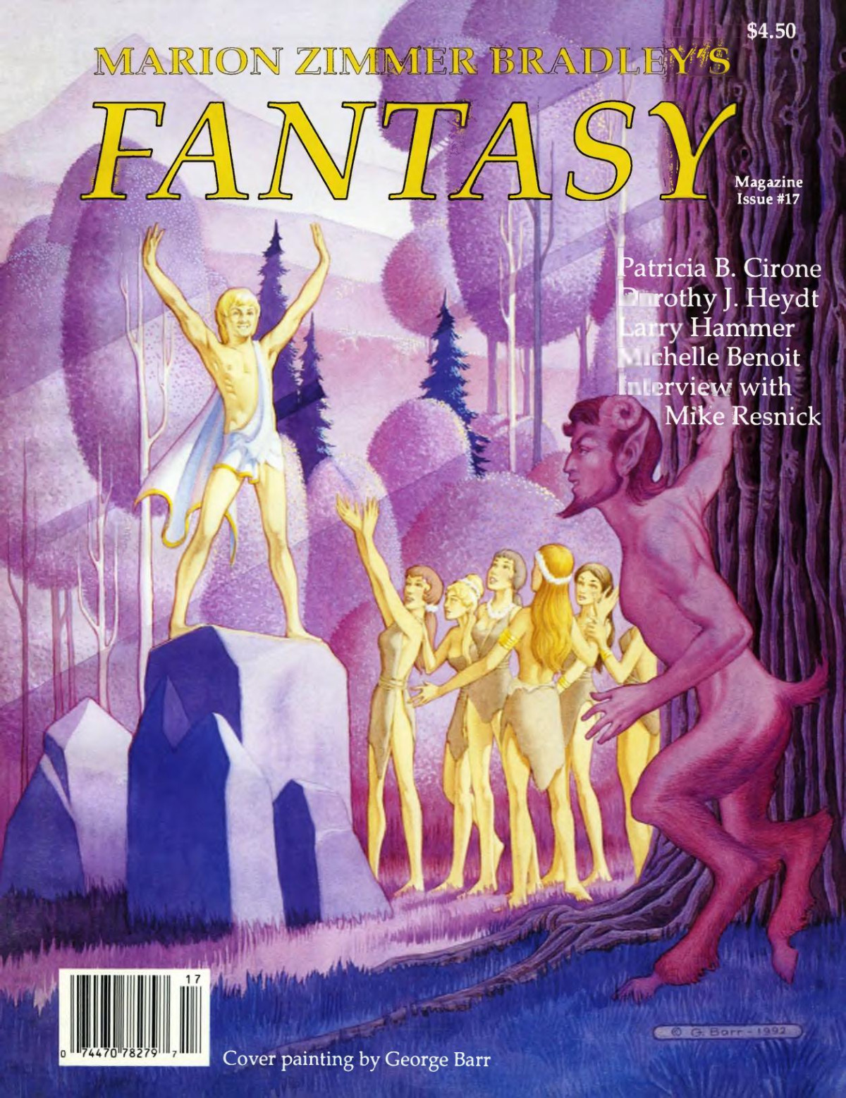 Marion Zimmer Bradleys Fantasy Magazine 17 Fall 1992 Unknown