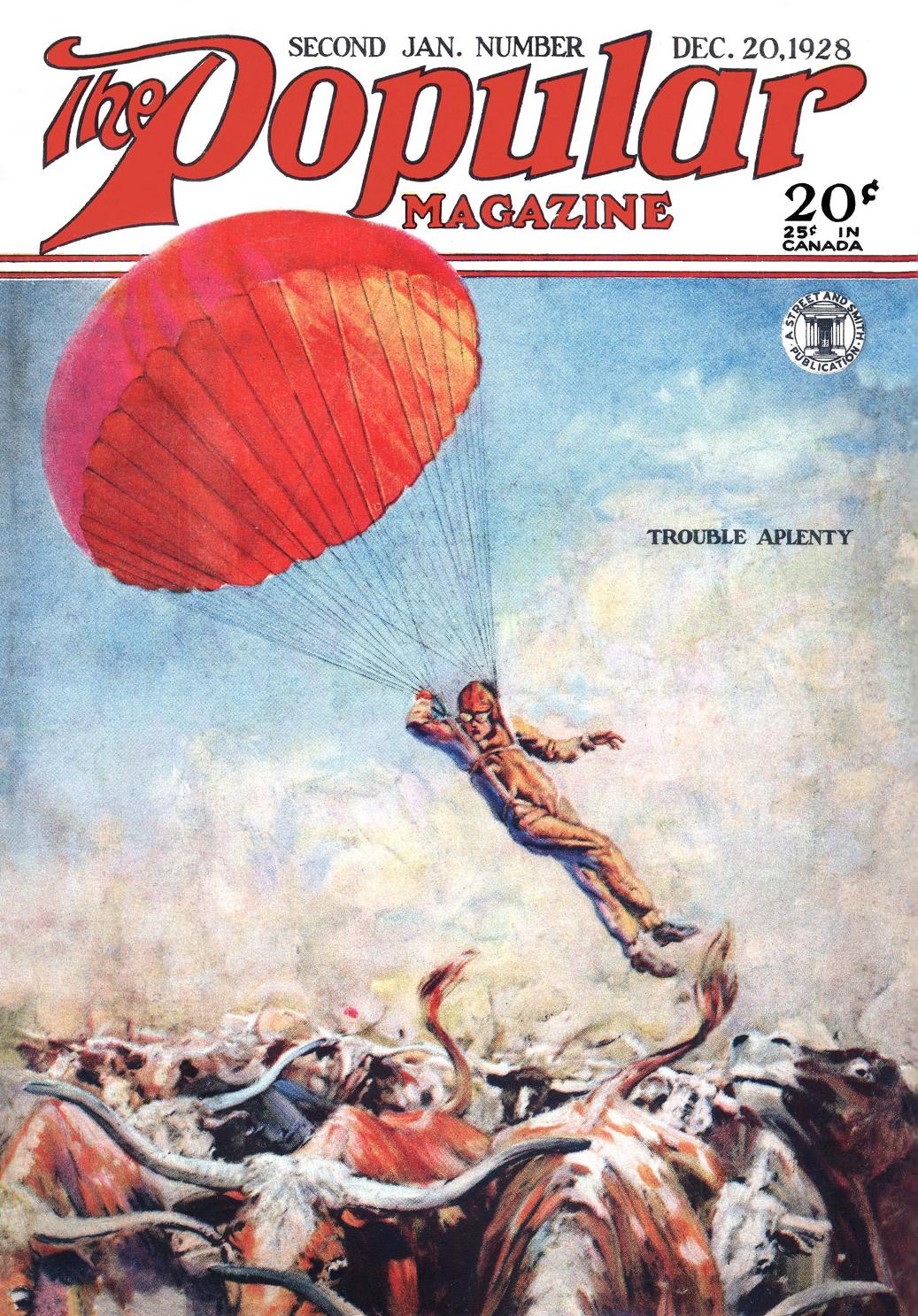 Popular Magazine 20 December 1928 Unknown