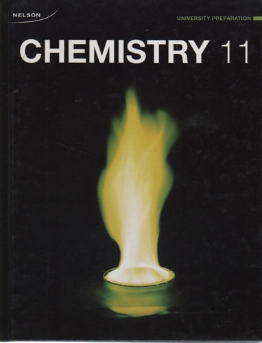 Nelson Chemistry 11 University Preparation Student Text Stephen Haberer