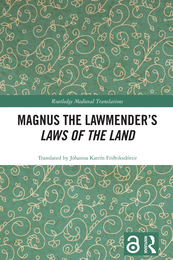 Magnus The Lawmenders Laws Of The Land Jhanna Katrn Fririksdttir