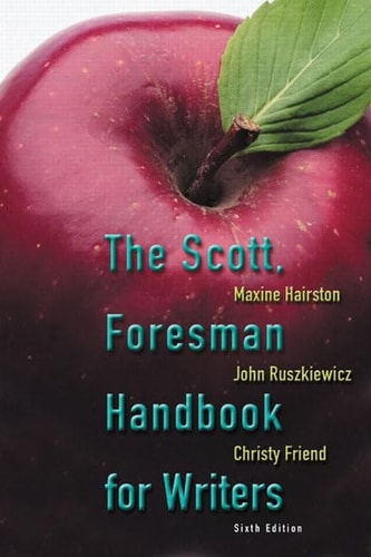 The Scott Foresman Handbook For Writers 6th Maxine Hairston