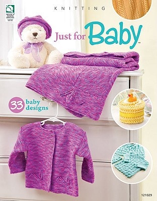 Knitting Just For Baby 33 Baby Designs House Of White Birches Stauffer