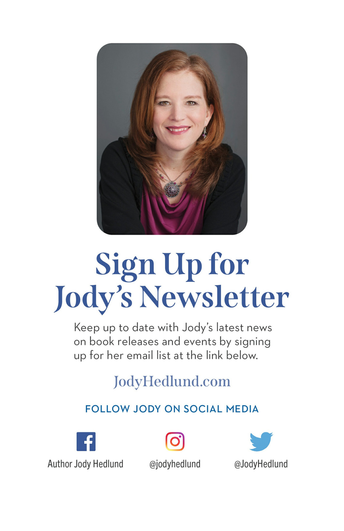 Calling On The Matchmaker Jody Hedlund