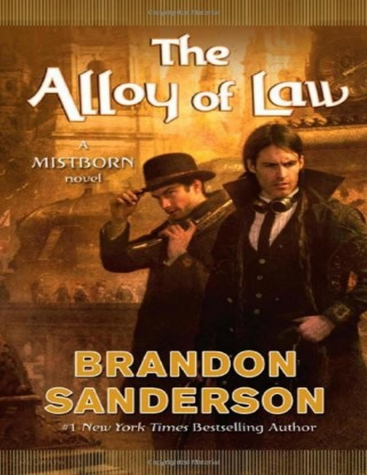 The Alloy Of Law Brandon Sanderson