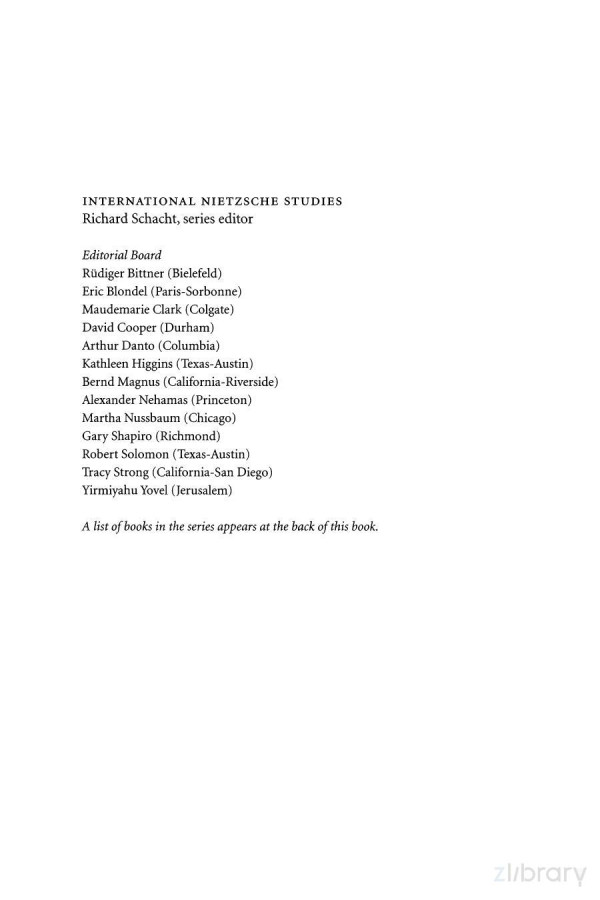 Nietzsche And The Transcendental Tradition Michael Steven Green