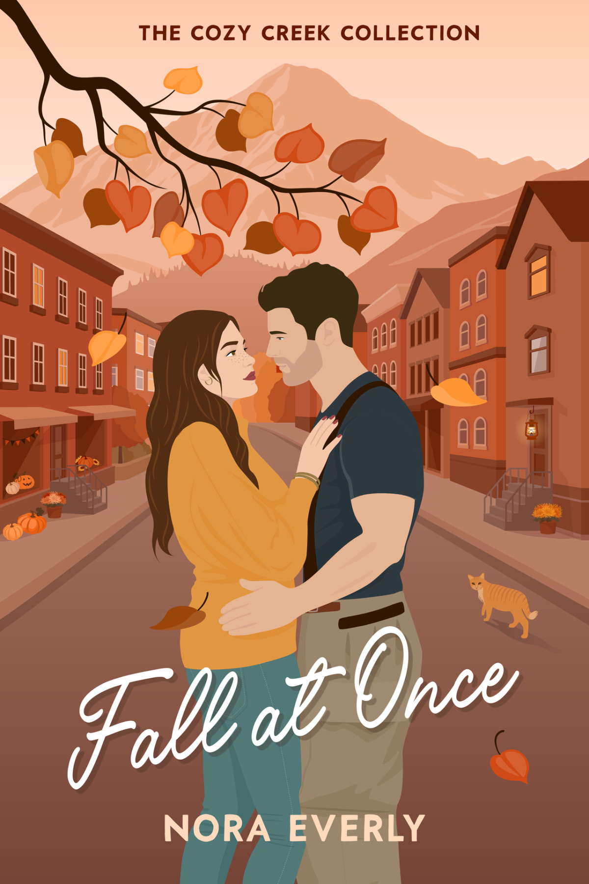 Fall At Once A Small Town Autumninspired Single Dad Firefighter Romcom Nora Everly
