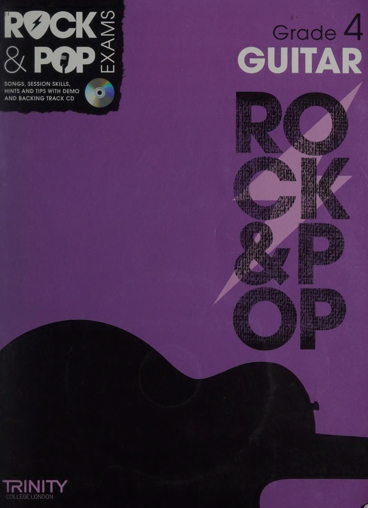Trinity Rock Pop Guitar Grade 4 Unknown