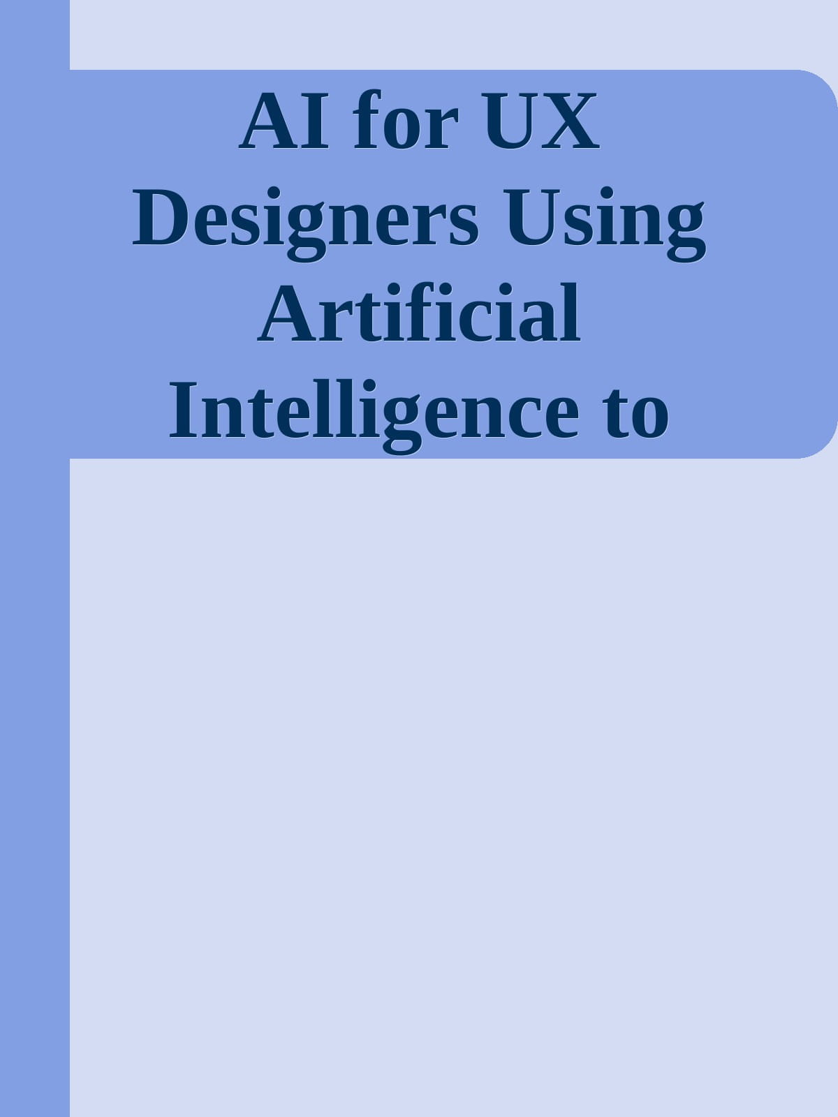 Ai For Ux Designers Using Ai Lise Pilot